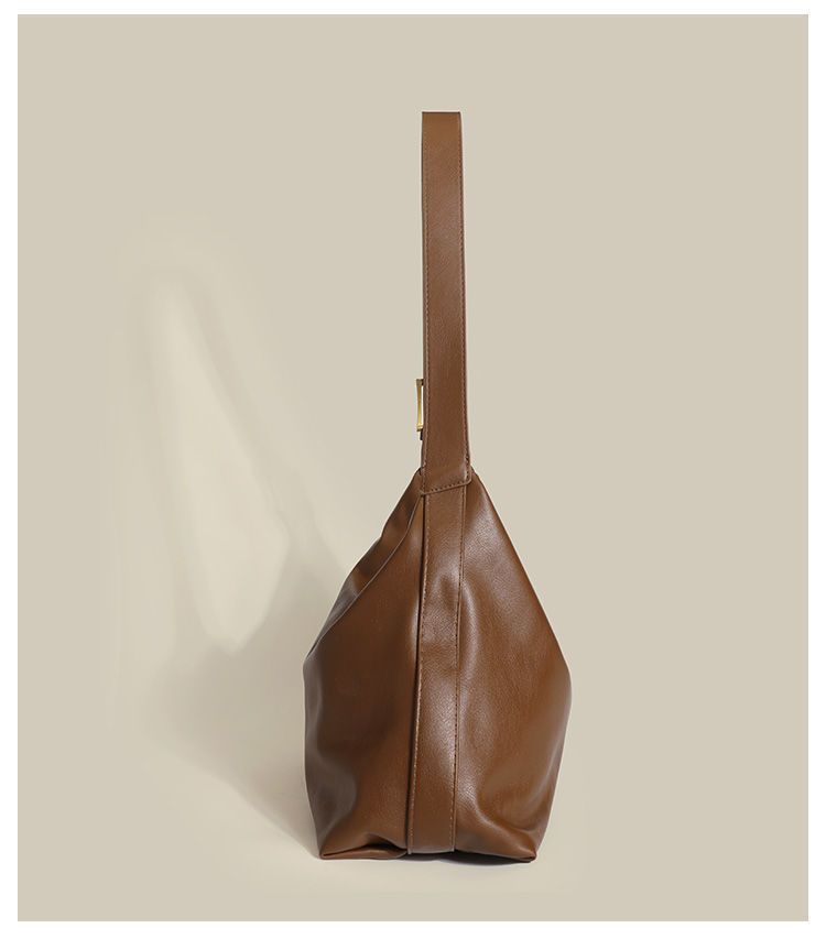 Borsa a mano da donna, stile morbido e casual, borsa a tracolla ascellare, novità primavera ed estate 2025, borsa a tracolla di grande capacità, alla moda e versatile_voghion.com