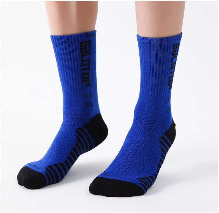 Socks For Men, Professional Medium High Top Basketball Practical Sports Long Tube Socks, Sweat-absorbing And Odor-proof_voghion.com