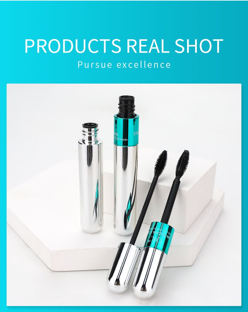 Skønhed Sundhed QIC Qini Farve Dobbelt Effekt 4D Mascara Vandtæt Lang Krøllet Naturlig Tyk 2i1 Mascara Nordamerikansk Makeup_voghion.com