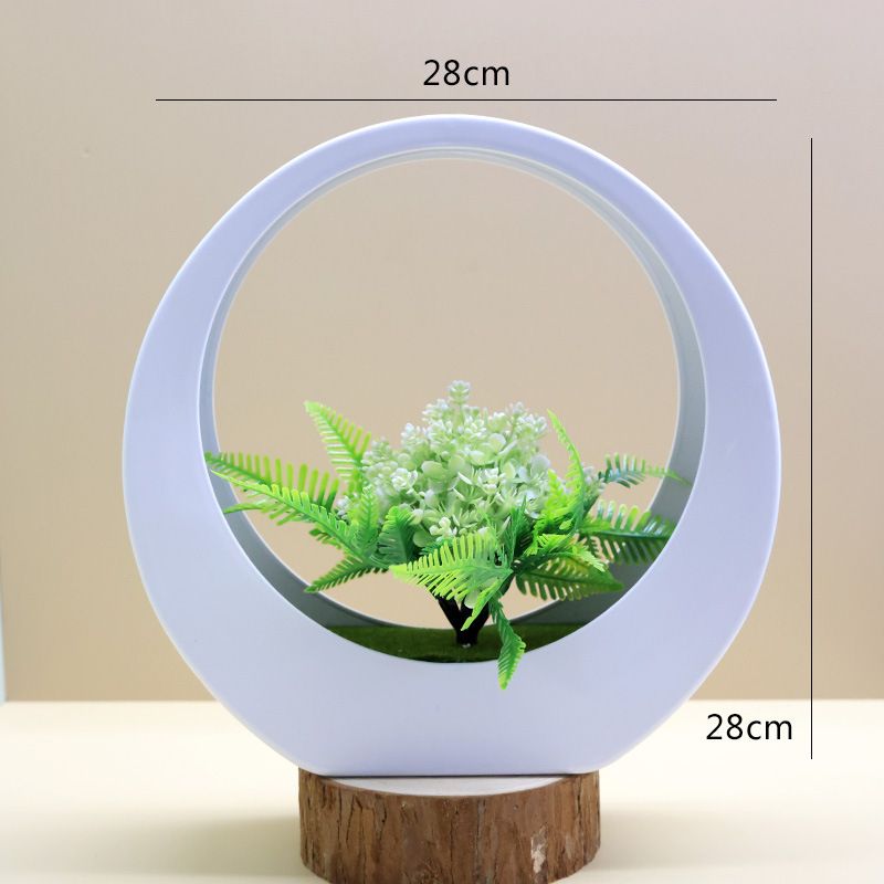 Wohnmöbel Simulation Grünpflanzen Kunststoff Kunstblumen kreative Bonsai Desktop Ornamente Blume Simulation Pflanzen_voghion.com
