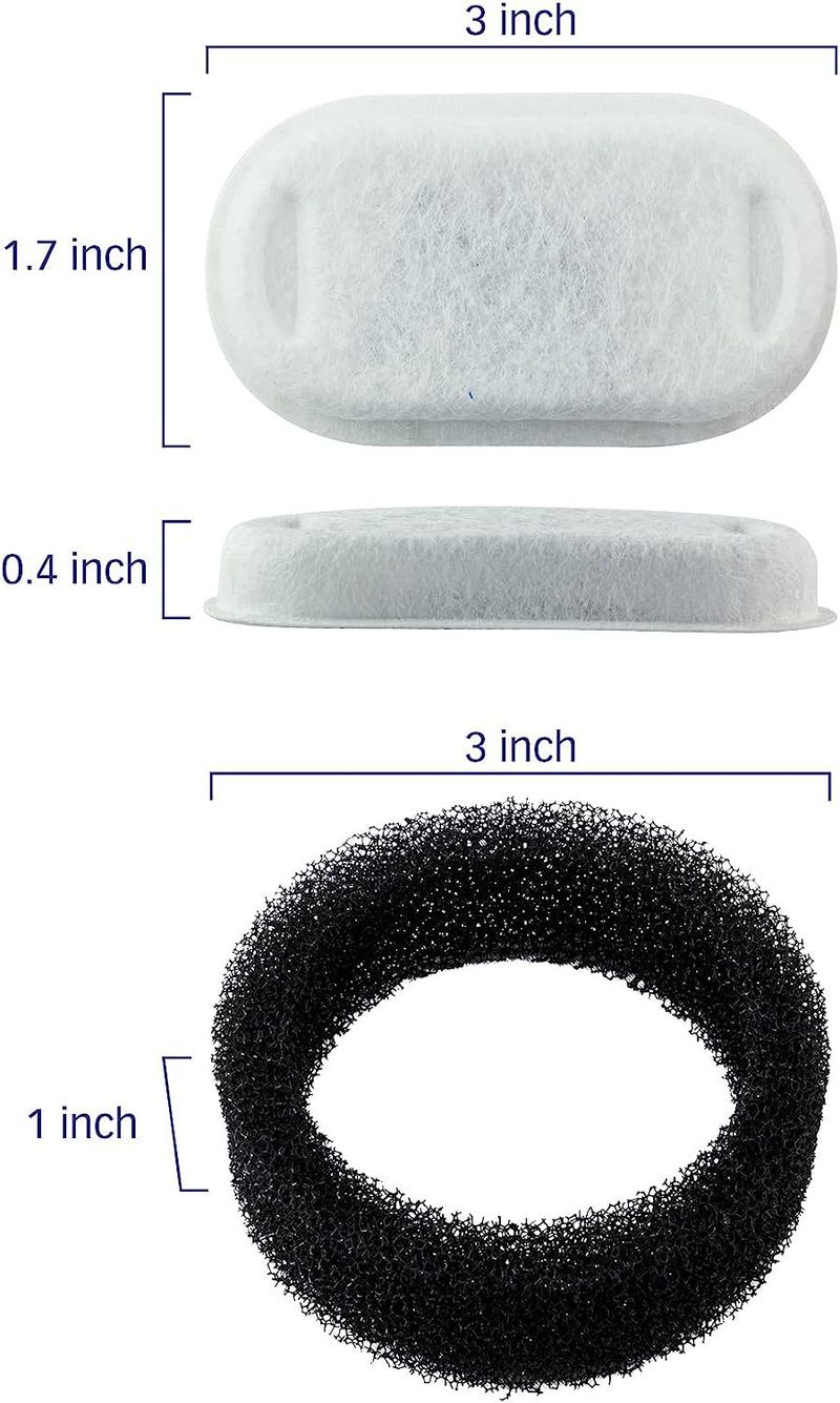Stainless Steel Pet Water Dispenser Cartridge Coconut Shell Activated Carbon Ion Resin Filter Cotton_voghion.com