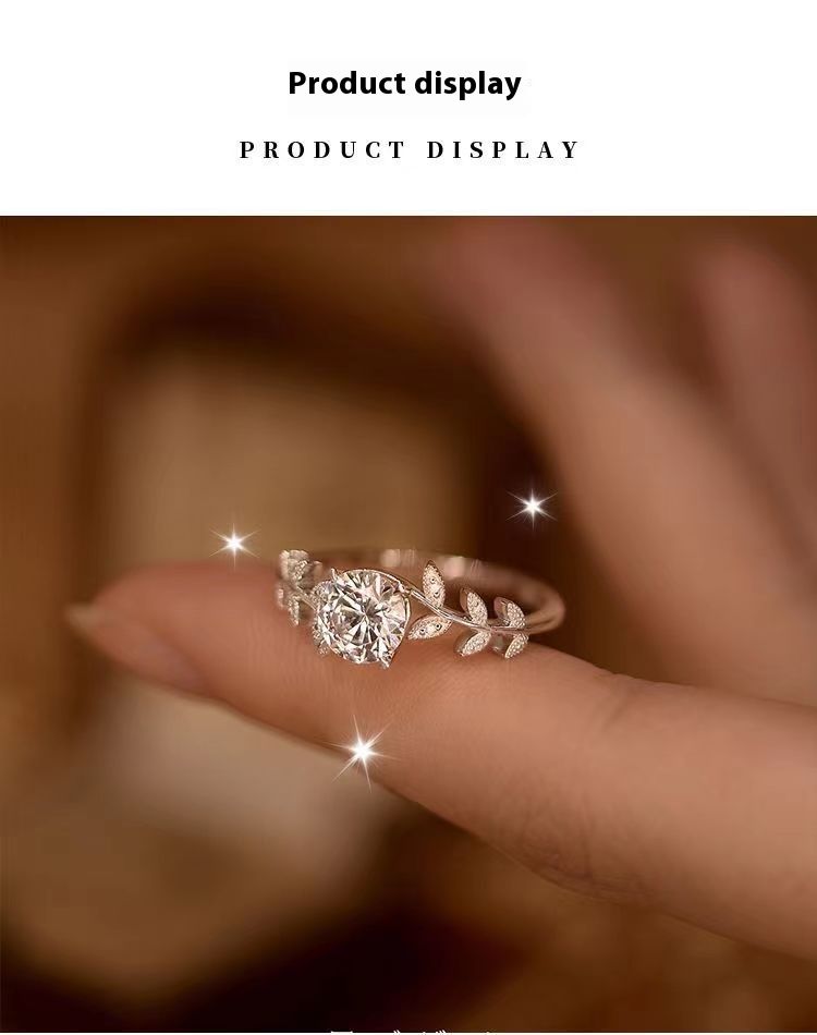 Bague de fiançailles en argent pur avec diamant Mosang Stone 1 carat pour homme_voghion.com