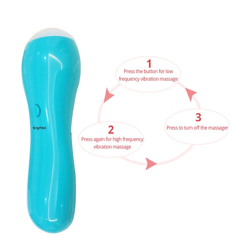 Mini Massage Pen Portable Massager Vibration for Body Relaxation Acupoint Massage 2 Mode Promote Blood Circulation Health Care_voghion.com