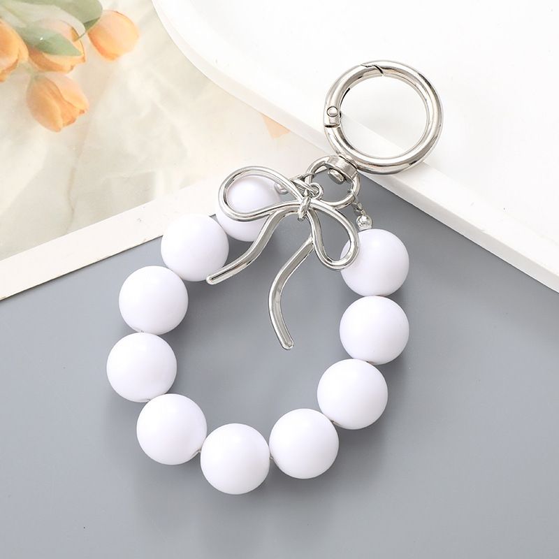 INS Korean Jewelry New Pearl Chain Phone Car Keychain Pendant Fashion Versatile Bag Decoration Ornament_voghion.com