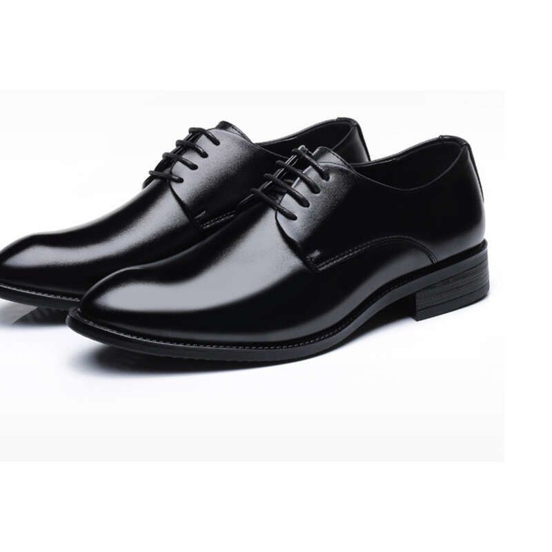 Scarpe da sposa basse, traspiranti, da uomo, in pelle, formali, con lacci, a punta, da uomo, taglia grande_voghion.com