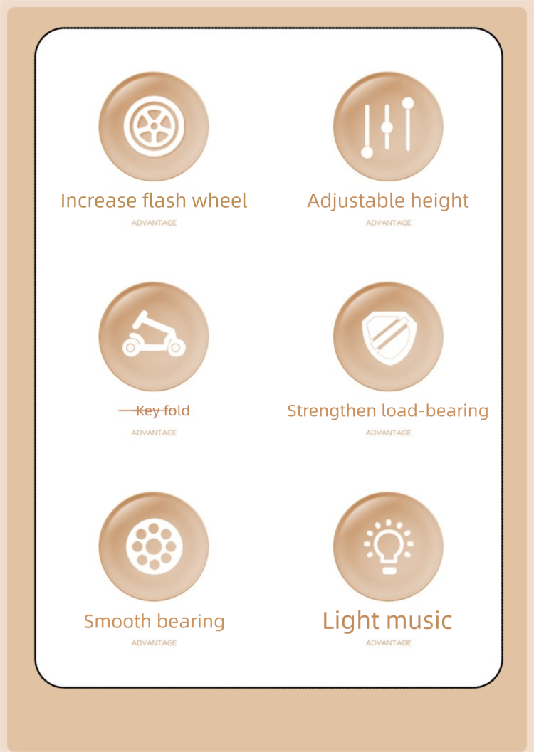 Foeign Tade In Stock Wholesale Childen's Factoy Diect Sales Boys And Gils Baby Thee-in-One Sliding Folding_voghion.com