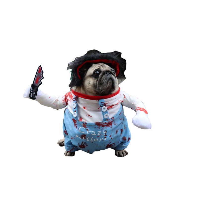 Halloween Outfit Hond Kat Kleding Huisdier Transformatie Kostuum Grappige Kleding_voghion.com