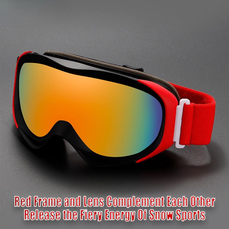 New Double-Layer Double-Color Spherical Frame Anti-Fog Ski Outdoor Sports Windproof Eye Protection Mountaineering Snow_voghion.com