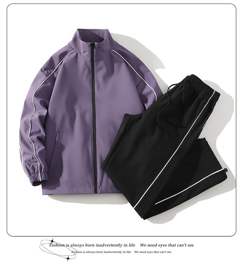 Ropa para hombre, traje deportivo de ocio de moda, chaqueta de trabajo de marca de moda que combina con todo._voghion.com