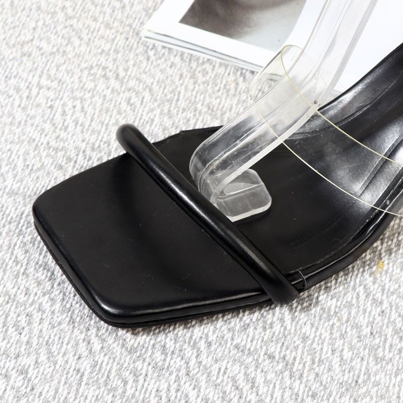 Sandali avvolti a primavera con spessi tacchi alti alla moda estivi 2024, copriscarpe romani per donna_voghion.com