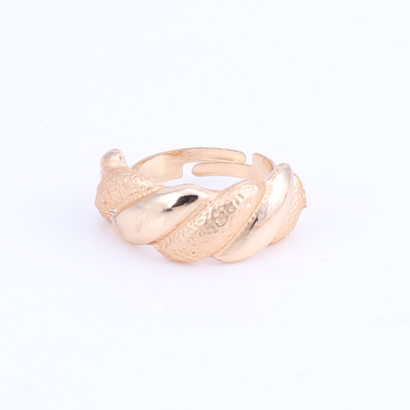 Italienisches goldfarbenes Schmuckset mit Halskette, Ohrringen, Armband und Ring, afrikanisches Brautmotiv für Damen, Hochzeitsparty-Geschenke_voghion.com