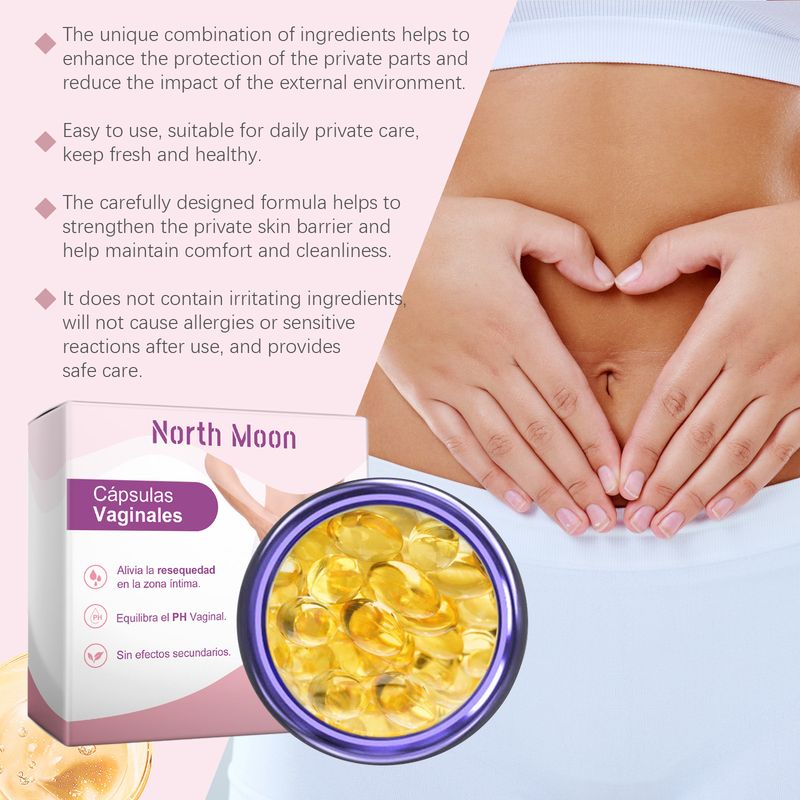 North Women's Gentle Cleansing Daily Nourishing Skin Body Care Capsules_voghion.com