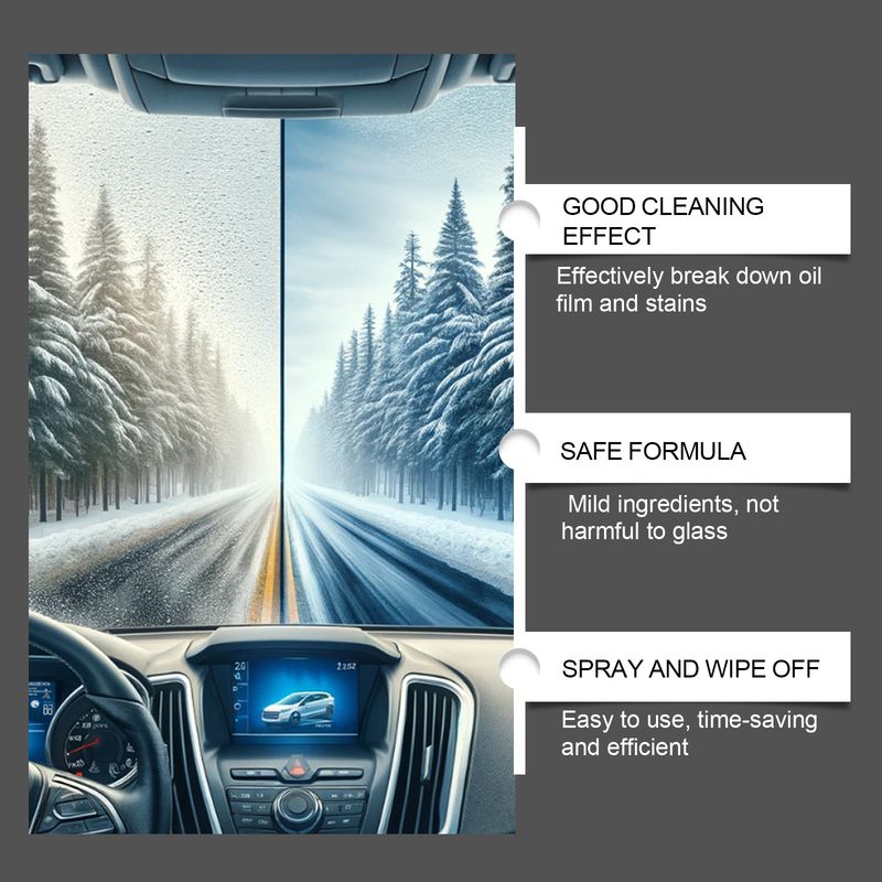 Homonth Glass Oil Film Remover, Clear Vision Without Trace Use Easy To Remove Stubborn Oil Film Cleaner_voghion.com