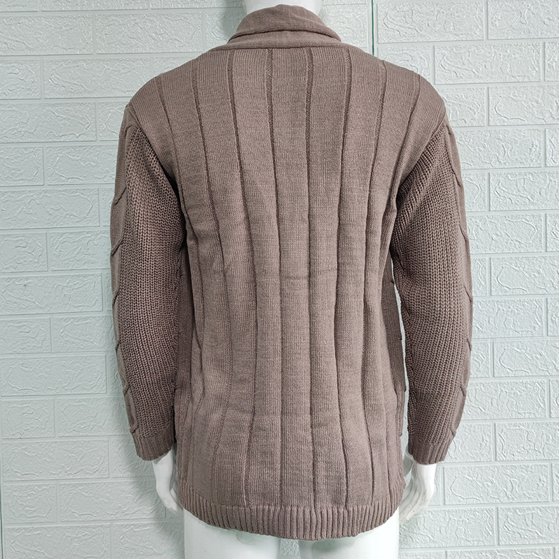 Herrtröja Cardigan herr höst och vinter tröja tröja kappa_voghion.com
