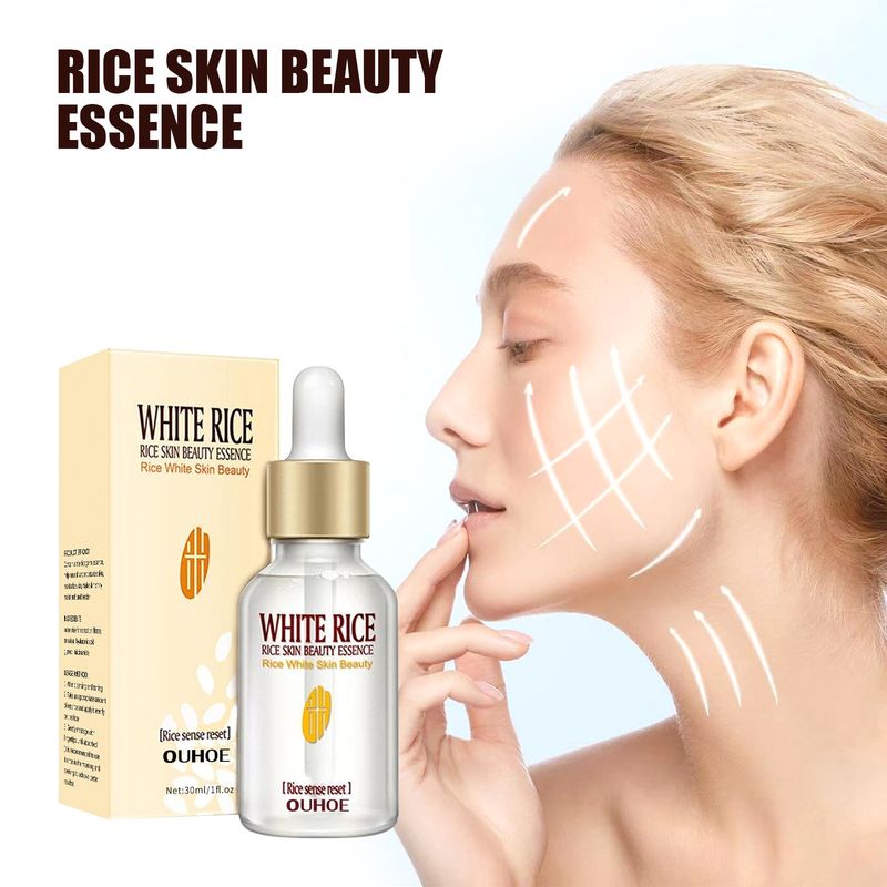 Reis-Gesichtsserum, feuchtigkeitsspendendes Serum zur Reparatur der Hautbarriere_voghion.com