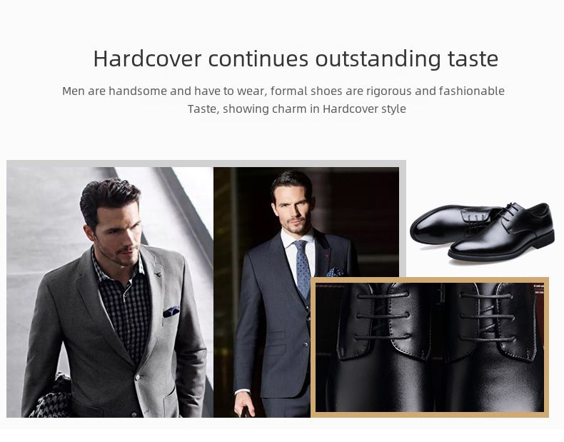 Chaussures en cuir pour hommes printemps et automne nouvelles chaussures d'affaires formelles décontractées pour hommes bureau britannique jeunesse mariage du marié_voghion.com