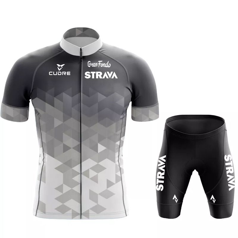 2024 Suit Strava Tour De France Short Sleeved Set For Mountain Cycling Events_voghion.com