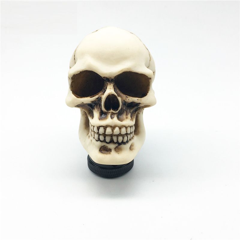 Automobile decorative parts skull gear block handle manual lever head creative personalized modified accessories_voghion.com