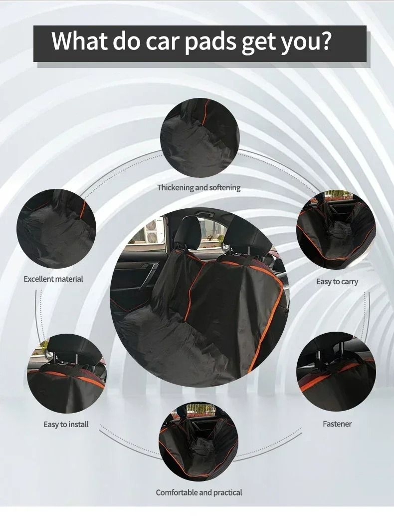 Purchase Product Car Covers For The Rear Seats, Oxford Fabric Durable And Scratch-resistant Dog Hammocks, Pet Seat_voghion.com