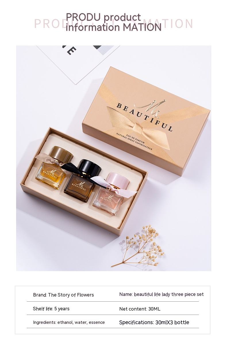 2023 Neues Hot Flower Tale of Parfüm-Set, leichter Duft, anhaltendes Damenparfüm, Blumenton, guter Geruchsduft_voghion.com