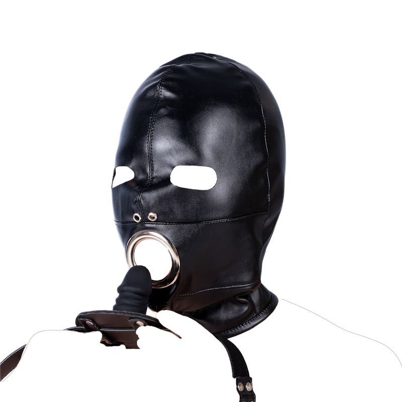 SM Erstickender, abnehmbarer Ballknebel, All-Inclusive-Kopfbedeckung, sensorische Deprivation, BDSM-Queen-Training, männliche und weibliche Sklavin_voghion.com