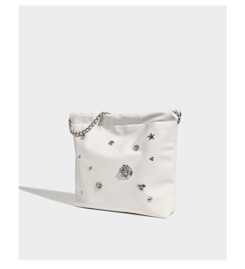 Borsa a tracolla in morbida pelle, tendenza autunno 2025, borsa a secchiello da donna, casual, per pendolarismo quotidiano, semplice e leggera_voghion.com