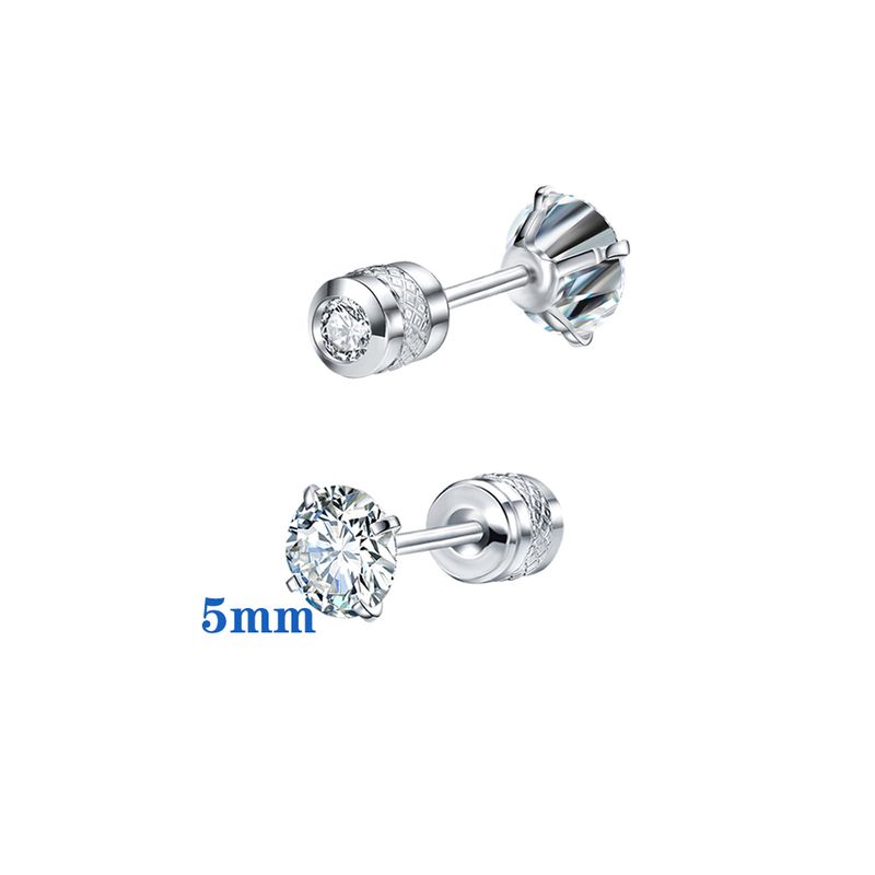 Orecchini a forma di garofano in acciaio inossidabile anallergico con base piatta_voghion.com