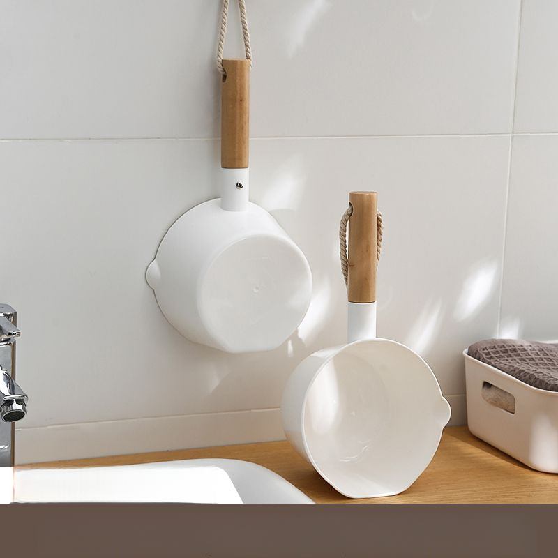 Japanese Style Kitchen Special Household Thickened Long Handle Scoop Food Grade High Temperature Resistant Deepened_voghion.com