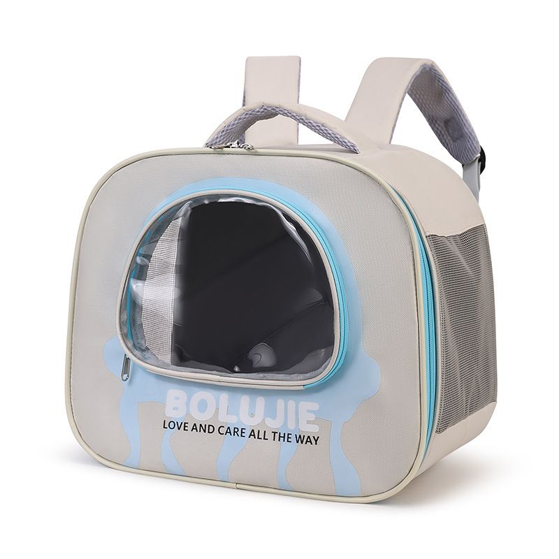 New Double Shoulder Large Capacity Breathable Handheld Cat Outdoor Portable Bag Pet Space Capsule_voghion.com