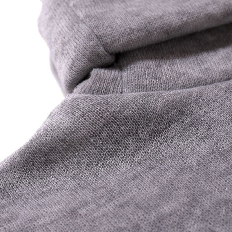 Herrenbekleidung, Fleece-Langarm-T-Shirt, Slim Fit, hoher Halsausschnitt, Thermo-Basisschicht (Weiß, Schwarz, Marineblau, Weinrot, Dunkelgrün, Hellgrau, Dunkelblau)_voghion.com