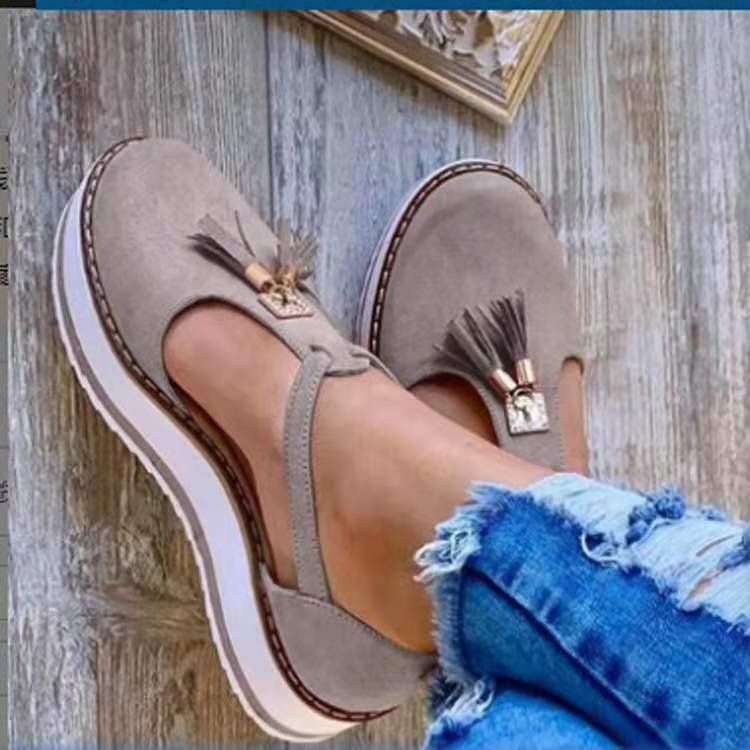 2025 Zomer Nieuwe Voorkant Damesschoenen Kwastje Dikke Bodem Grote Kruis Sandalen_voghion.com