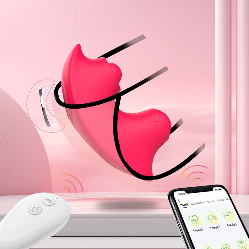 Invisible Wearable Vibrating Egg Vibrator For Women's Underwear Magnetic Vibration Massage Assault Masturbator_voghion.com