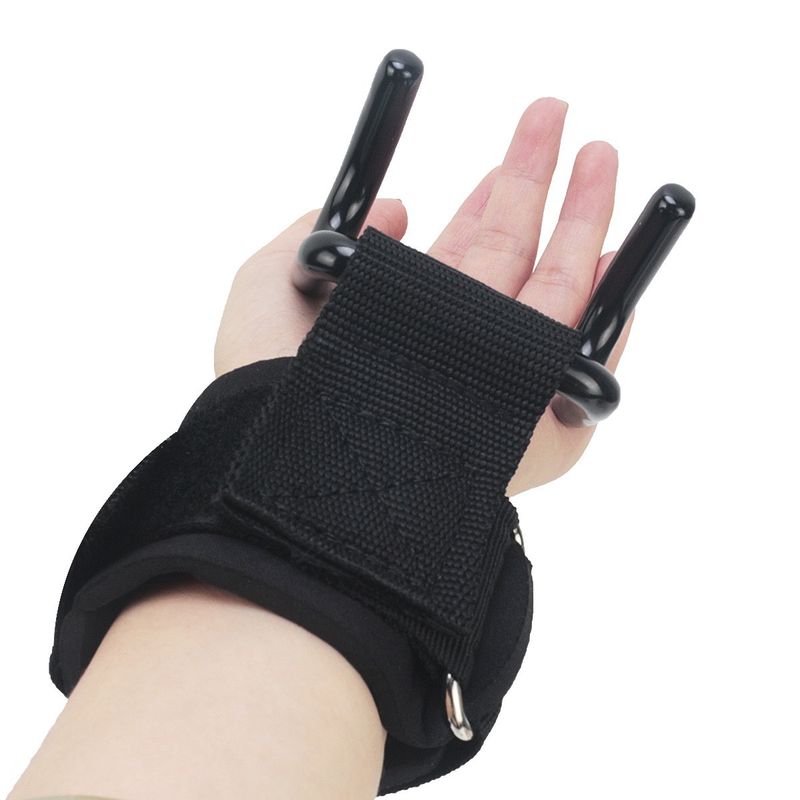Fitness Gewichtheben Kniebeugen Hilfs Power Haken Pull Up Grip Handgelenk Haken Hängen Horizontale Bar Hard Pull Lenden Power Gürtel_voghion.com