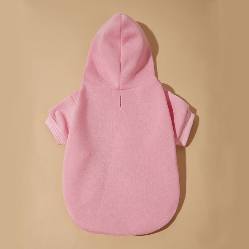 New Puppy Costume Universal For Pomeranians, Bichon Frises, Teddy Dogs, Casual Two-Legged Hooded Fleece Sweatshirt_voghion.com