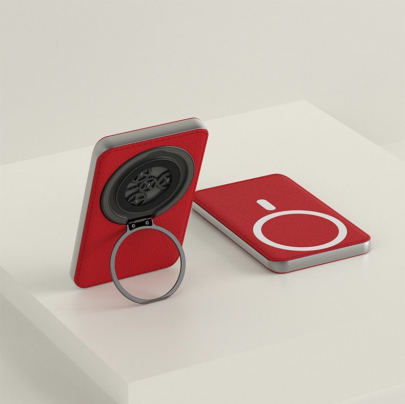 3C Sertifikalı Ultra İnce Alüminyum Alaşımlı Manyetik Kablosuz Bank Döndürülebilir Stand Stres Giderici Hızlı Şarj Özelleştirilebilir_voghion.com