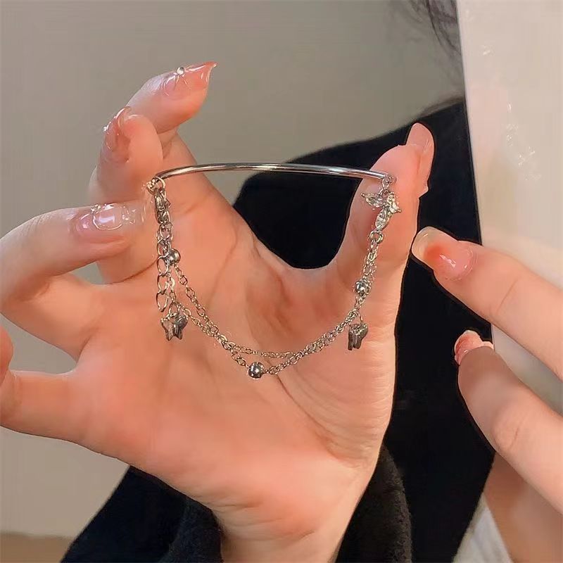 Exquisite Fai Butterfly Tassel For Women Summer Ins Niche Design Sense High-end Temperament Best Friend Bracelet_voghion.com