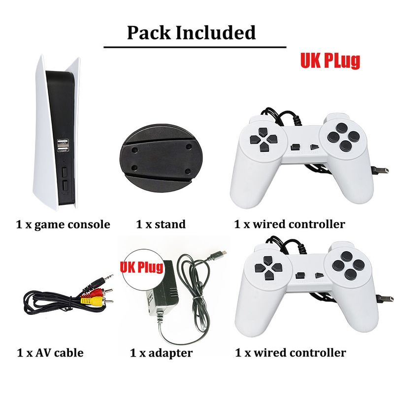 G155 Wireless Controller Game Station Style HD 3D 4K Video Output Retro Classic Gaming Console_voghion.com