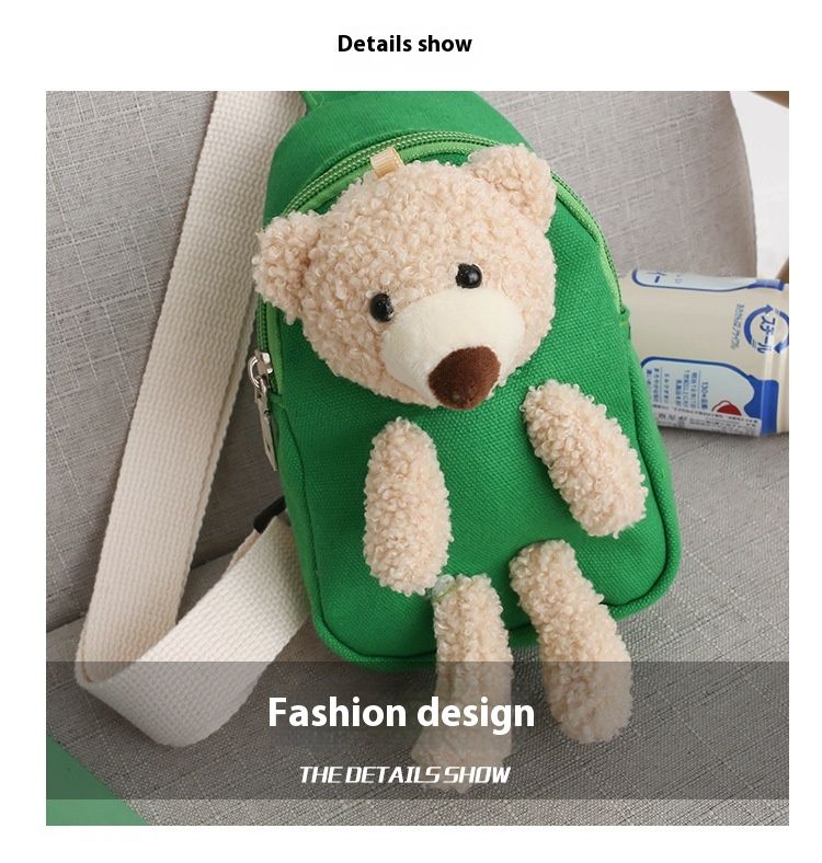 Andralyn bērnu maza korejiešu versija multfilma audekls zaķu lāde zēniem un meitenēm viena pleca cute baby Trend Crossbody_voghion.com