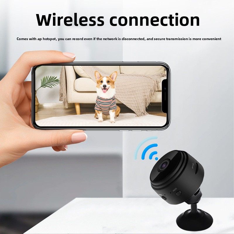 Trendy Items Smart Home Wireless WiFi Security Monitoring HD Aerial Photography Sports Small Camera A9 Camcorder_voghion.com