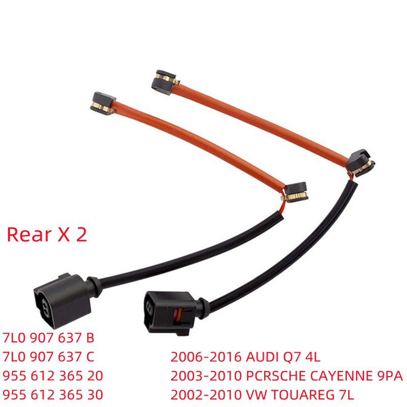 Sisteme față spate senzor uzură frână alarmă AUDI Q7 A6 C7 A7 Q5 A4 B5 RS4 PCRSCHE CAYENNE PANAMERA pentru VW TOUAREG_voghion.com