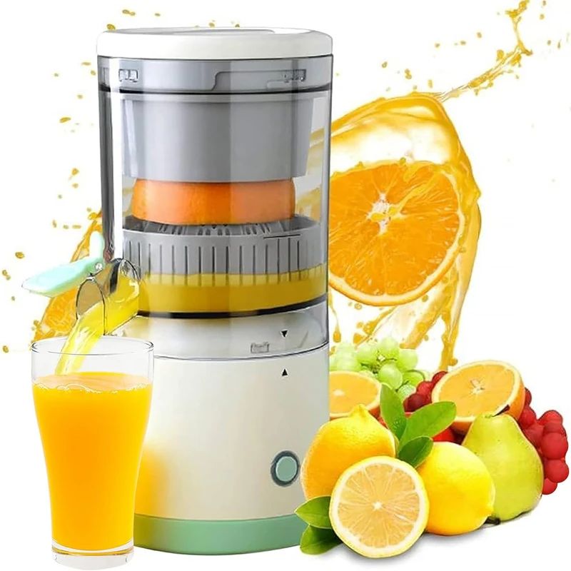 Portable Electric Juicer Wireless Orange Juicer USB Rechargeable Lemon Squeezer Electric Slow Juicers Household Kitchen Tools_voghion.com