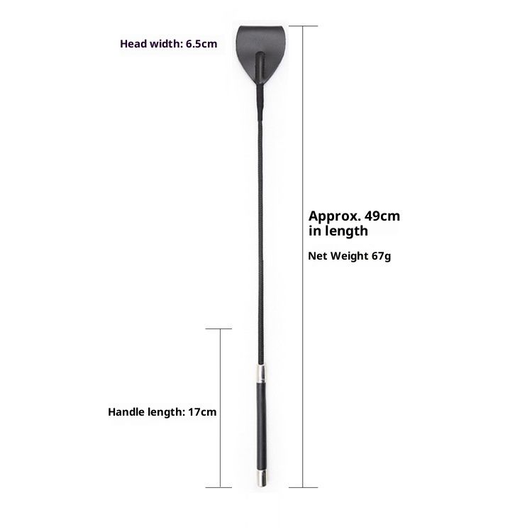 Frusta da allenamento lunga LuvBox Handle Sound, frusta in pelle per l'addestramento, prodotti per donne adulte_voghion.com