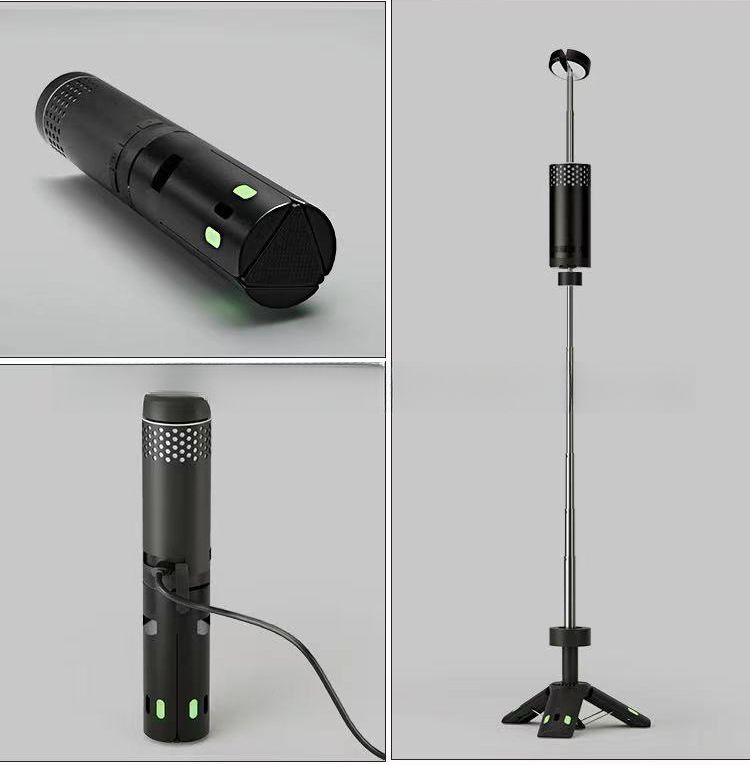 Luce da campeggio per riparazioni auto con supporto telescopico super luminoso multifunzione per esterni transfrontalieri 2025_voghion.com