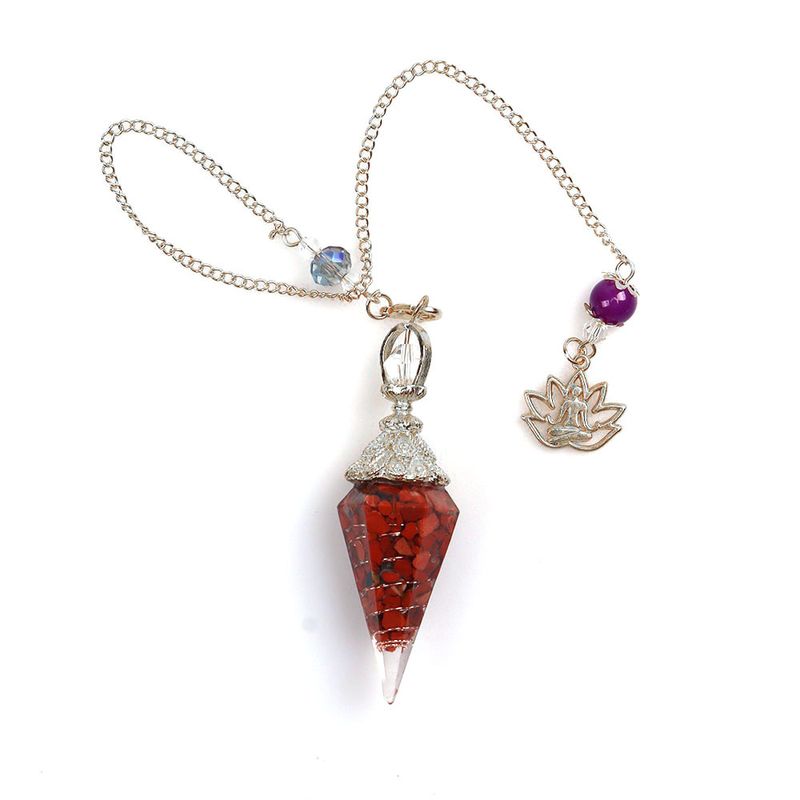 7-teiliges Set mit sechseckigen Kegelanhängern aus natürlichem Achatkristall – 2,5 Zoll buntes Kiesharz mit goldenen Akzenten für Yoga, Meditation und Chakra-Ausgleich_voghion.com