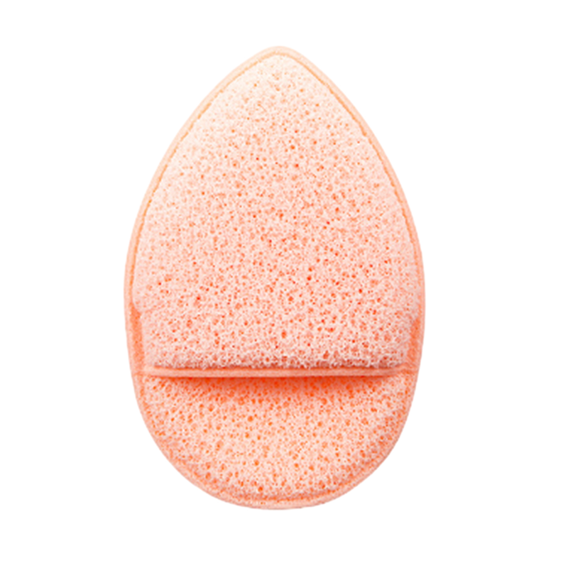 Feuchtigkeitsspendender Reinigungsschwamm. Weiches, wassertropfenförmiges Design, Gesichtswaschschlamm, Masque Puff für müheloses Entfernen von Make-up_voghion.com