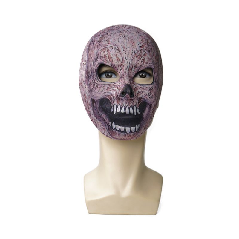 Maschera per il trucco di Halloween, trucco facile e veloce, ballo di fine anno, spettacolo teatrale, trucco spaventoso, maschera leggera, trucco abbinato_voghion.com