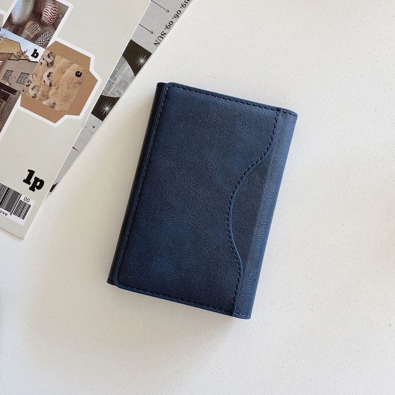 Kartenhalter Geldbörse Brieftaschen Pu-Leder Multi-Kartensteckplatz Kartentasche Magnetischer Handyständer Magnetische Kartentasche_voghion.com