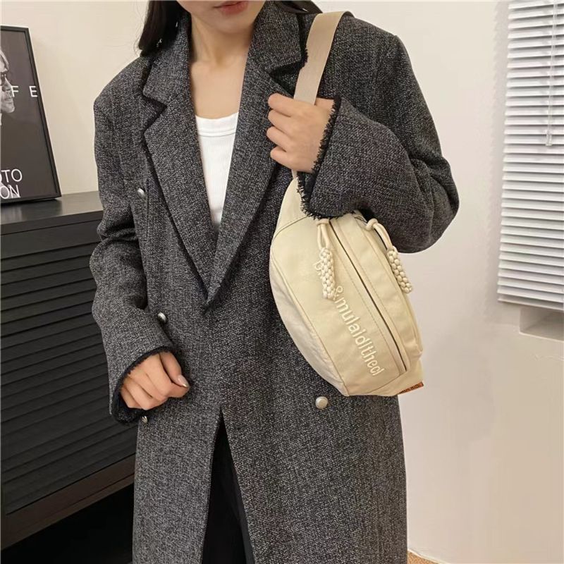 Sac de sport en toile pour femme, petit format, tendance automne-hiver 2024, sac de poitrine polyvalent_voghion.com