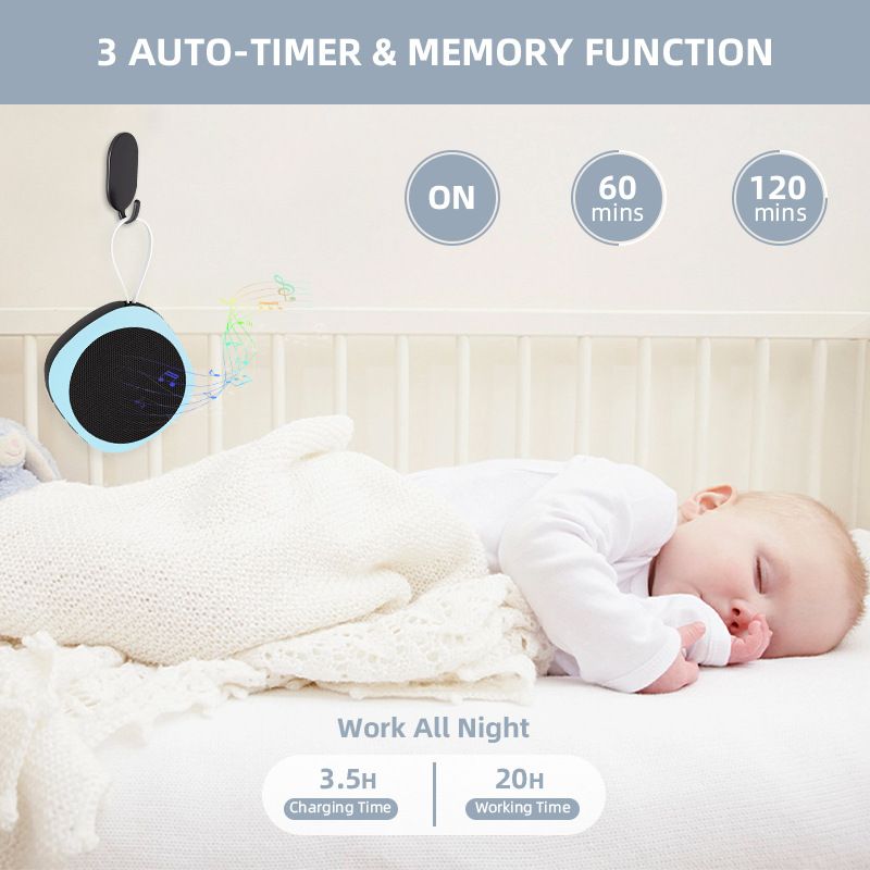White Noise Machine Sleep Instrument Sleep Aid Artifact Sleep Aid Instrument Severe Insomnia Deep Sleep_voghion.com