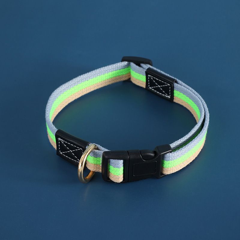 Collare per cani con fibbia in tela di alta qualità e copricollo_voghion.com